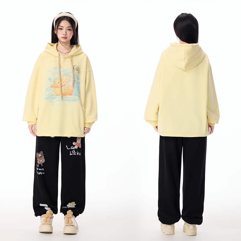 Штаны LAMLICKA Повседневные штаны унисекс черные - изображение 7