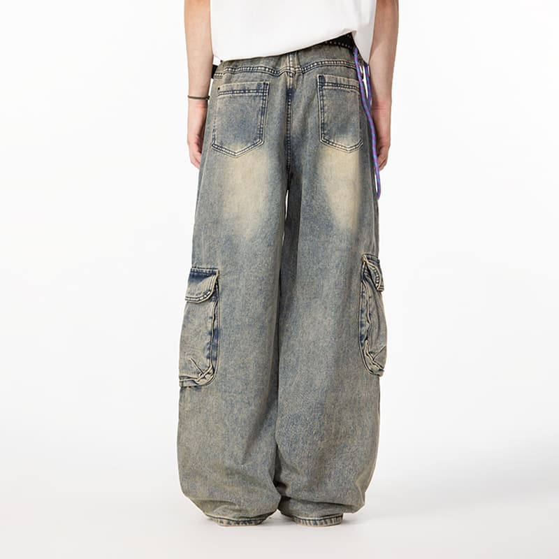 Штаны LAMLICKA Blue Unisex Jeans LAMLICKA Синий Унисекс Джинсы - изображение 3
