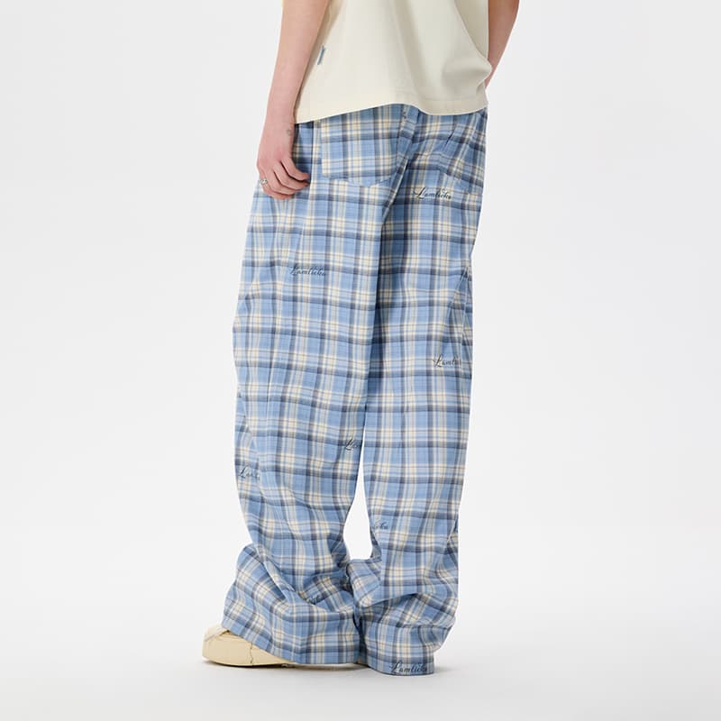 Штаны LAMLICKA Blue Unisex Casual Pants LAMLICKA Синий Унисекс Повседневные Брюки - изображение 4