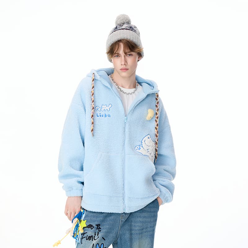 Куртка LAMLICKA Blue Unisex Куртки - изображение 3