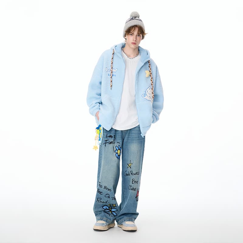 Куртка LAMLICKA Blue Unisex Куртки - изображение 5