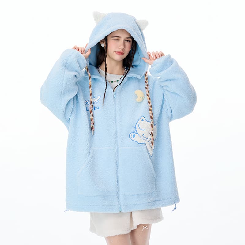 Куртка LAMLICKA Blue Unisex Куртки - изображение 6