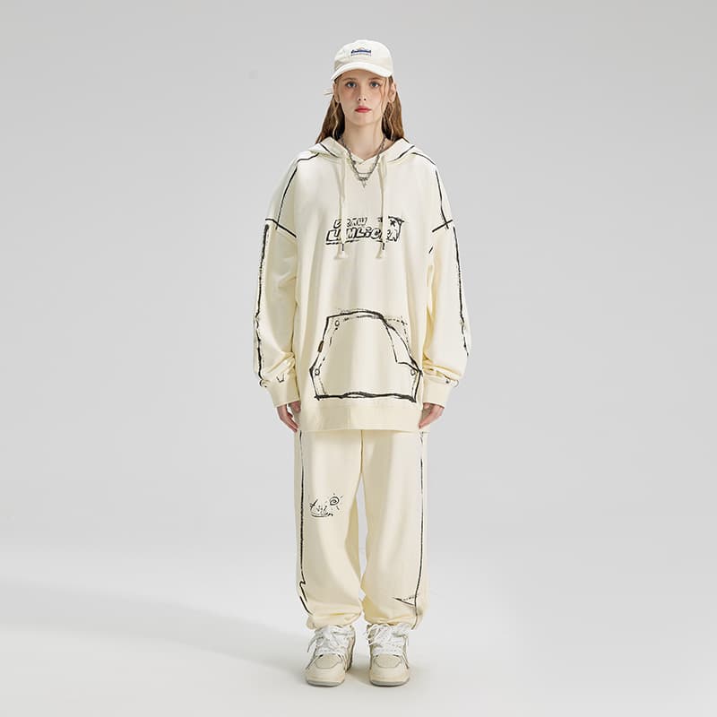 Штаны LAMLICKA Унисекс Вязаные Тренировочные Брюки - изображение 3