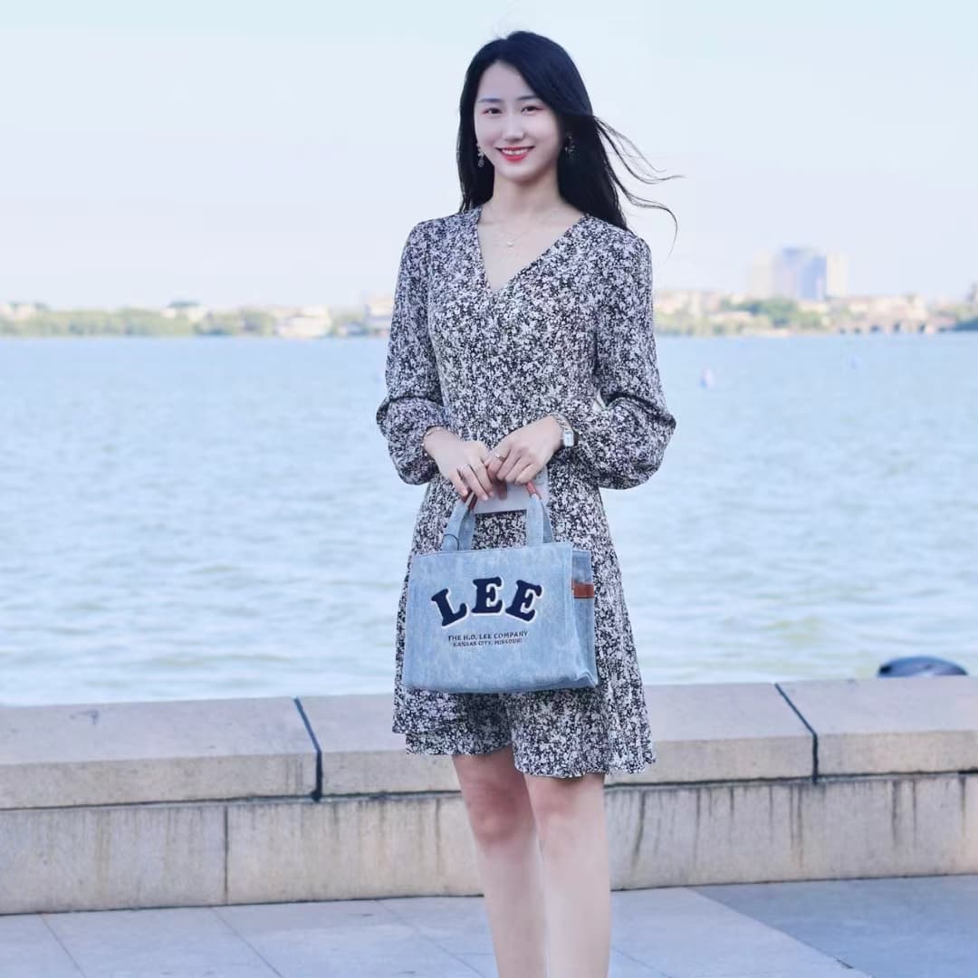 Сумка Lee Washed Grey Tote Bag - изображение 7