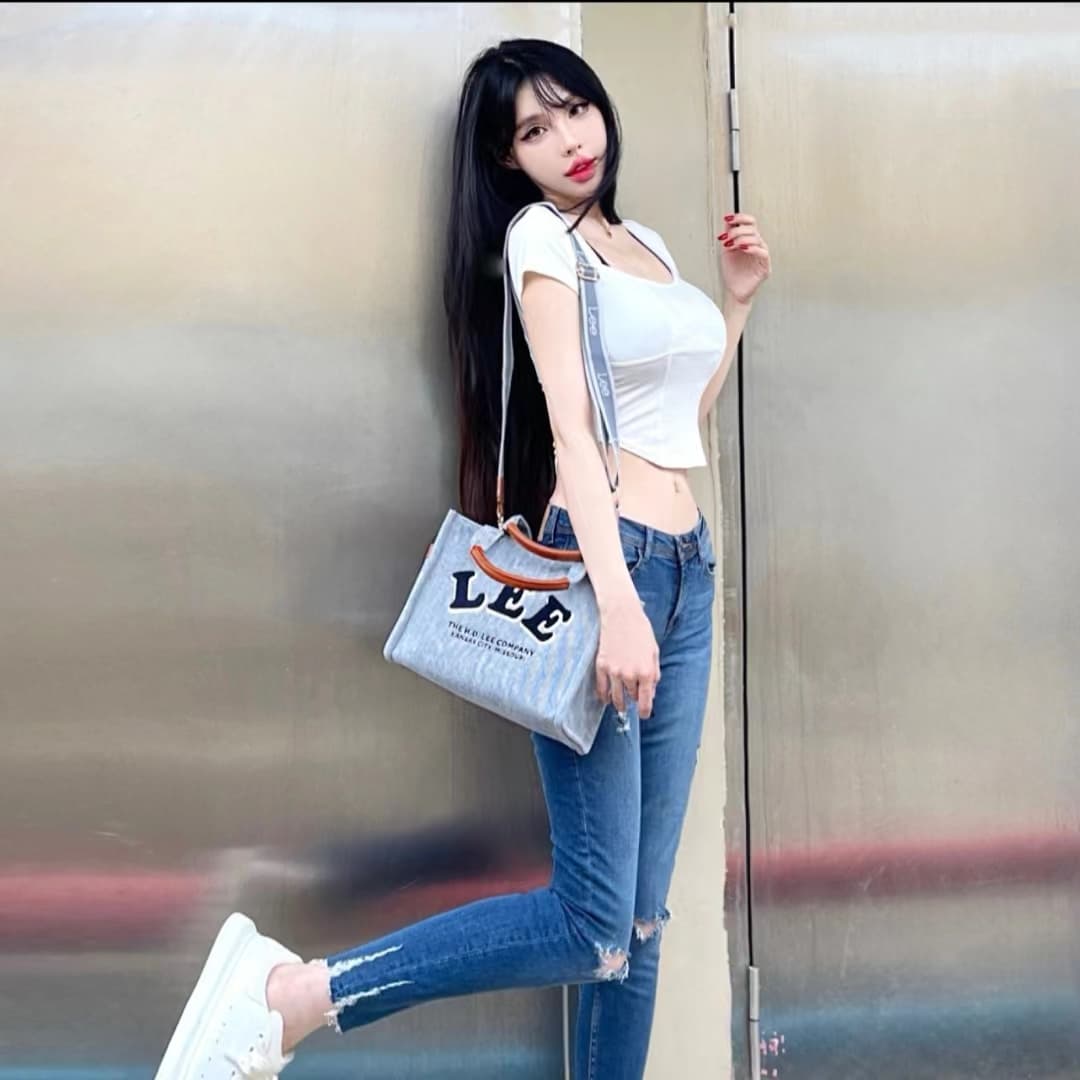 Сумка Lee Washed Grey Tote Bag - изображение 6