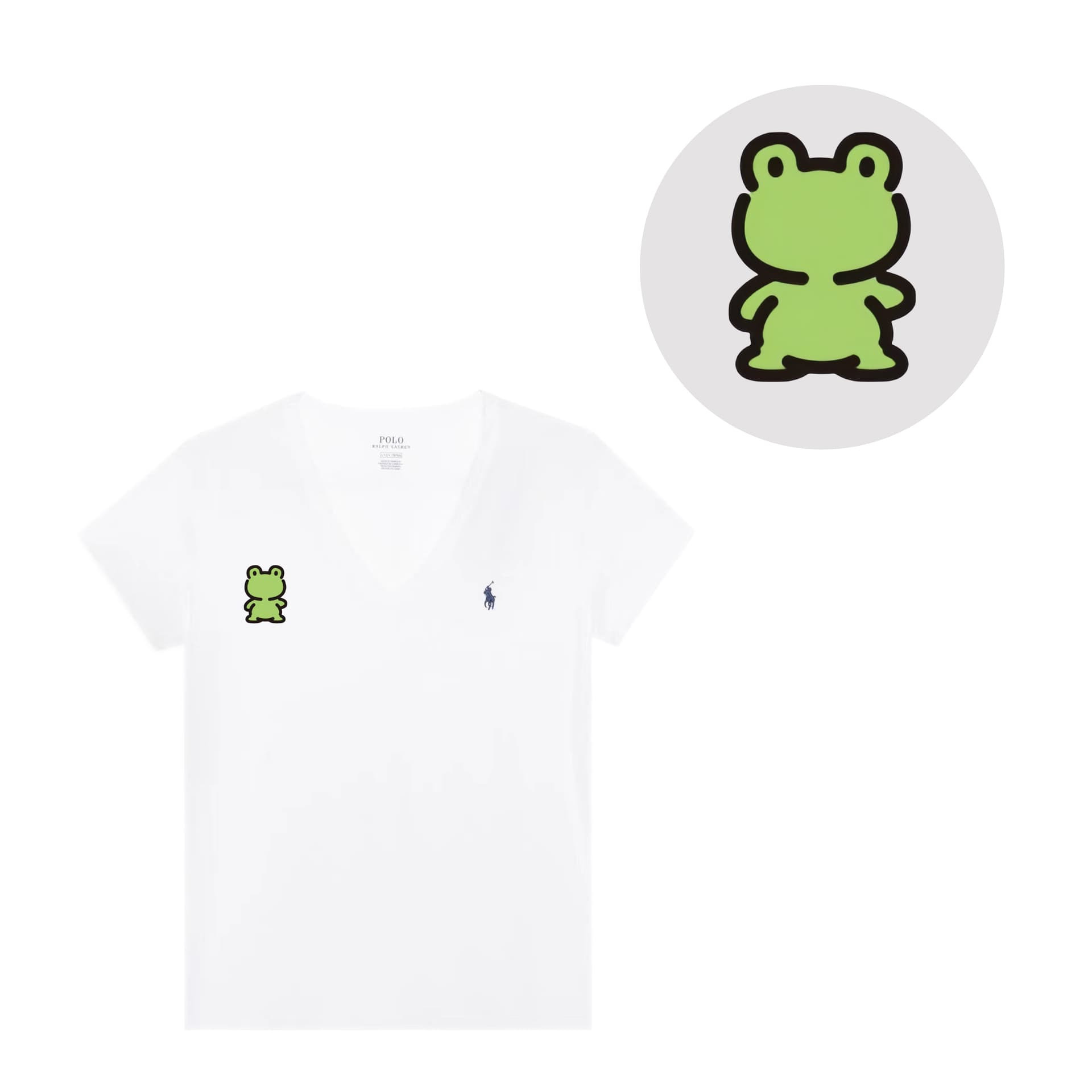 Футболка Polo Ralph Lauren Logo V T — фото 2