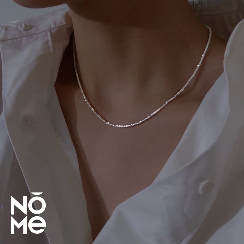 Ожерелье NOME Серебряное покрытие ожерелья для женщин - изображение 4