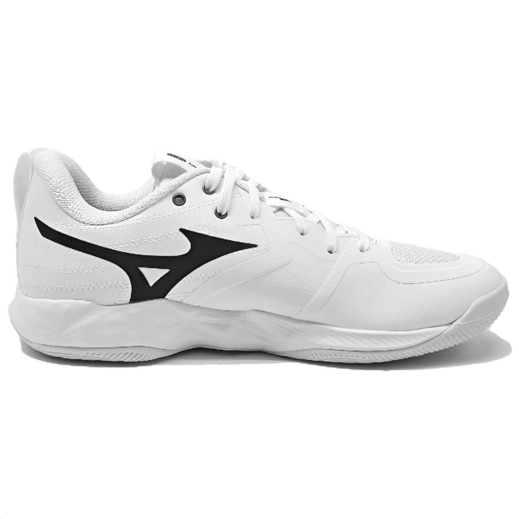 Кроссовки Кроссовки для волейбола Mizuno WAVE MOMENTUM PRO низкий топ модель V1GA254083 белый и черный унисекс - изображение 5