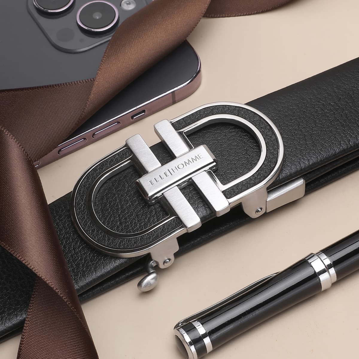 Ремень ELLE HOMME 3.7cm - изображение 3