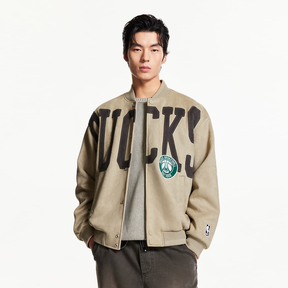 Куртка JACK&JONES x NBA Совместная коллекция Весна-осень Американский винтаж Повседневная куртка Мужской - изображение 4