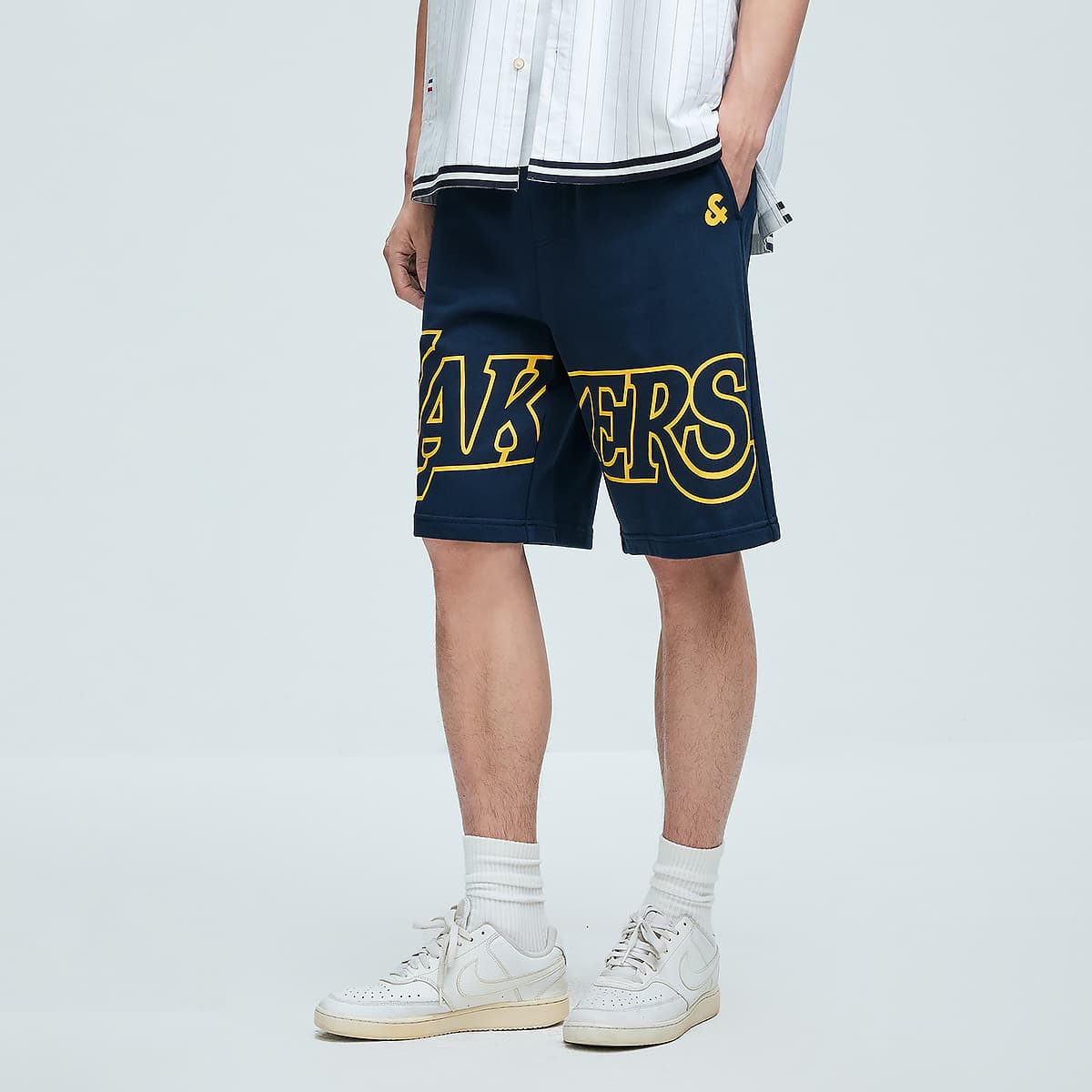 Шорты Jack Jones x Lakers NBA Logo Shorts - изображение 10