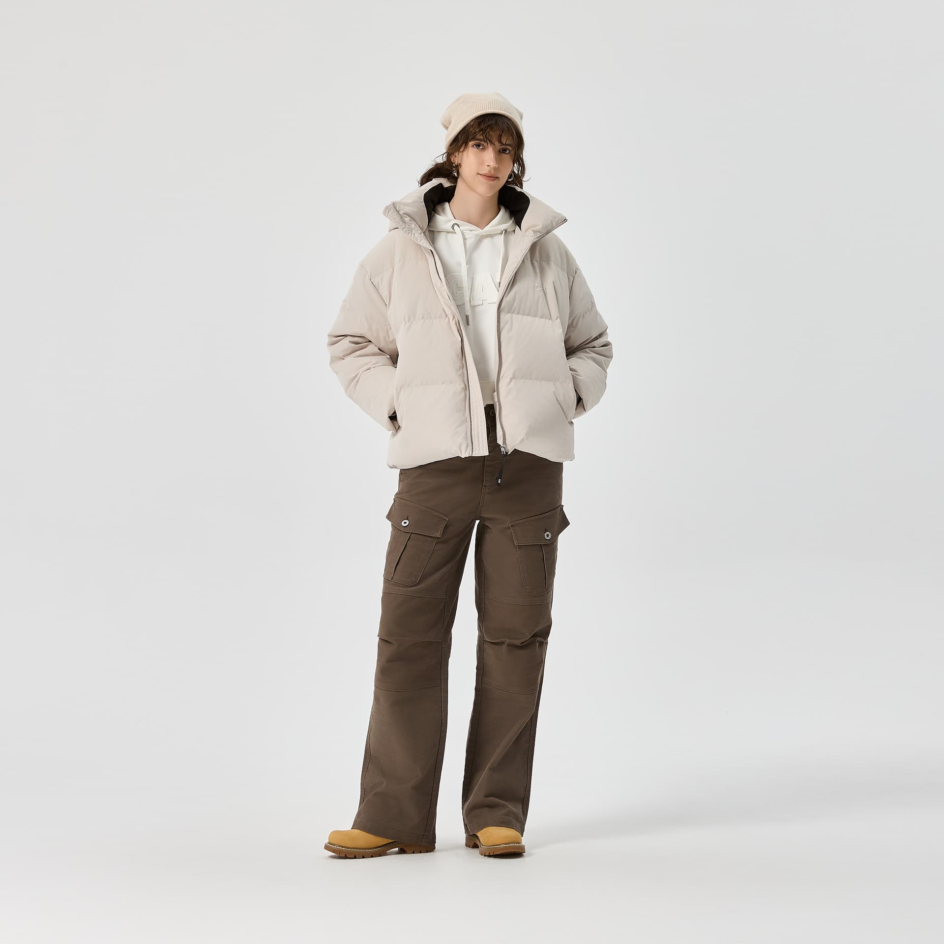 Штаны CAT Повседневный Свободный крой Универсальный Брюки карго Унисекс - изображение 4