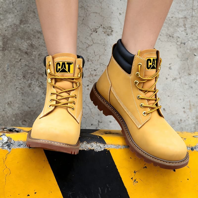 CAT Рабочие ботинки High Top Желтые Мужские - изображение 3
