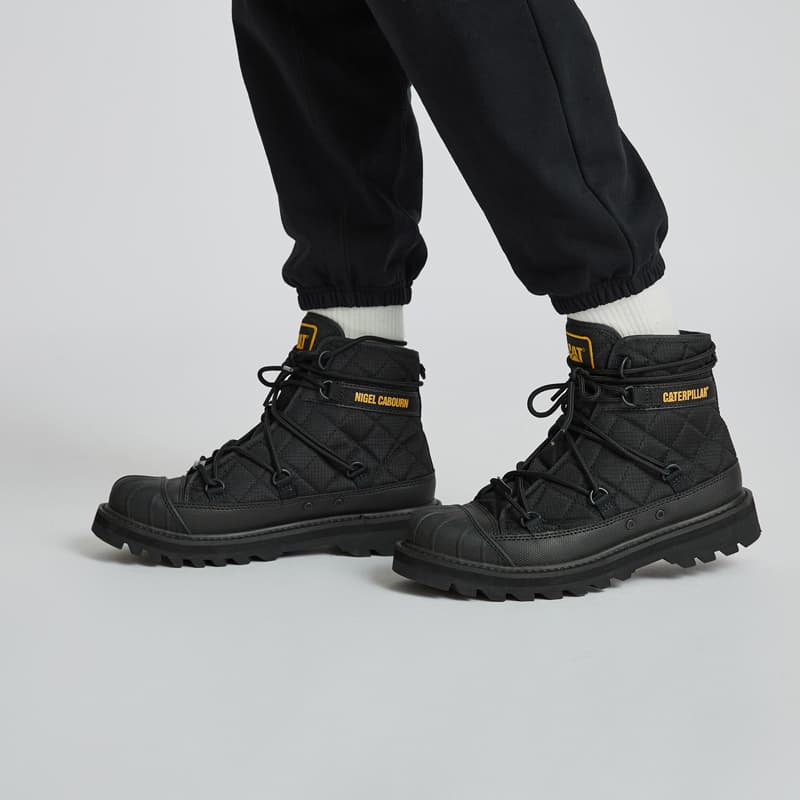 Ботинки уличные Nigel Cabourn x CAT Omaha Alt Lace Black - изображение 9