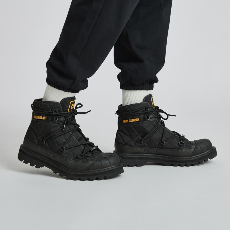 Ботинки уличные Nigel Cabourn x CAT Omaha Alt Lace Black - изображение 11