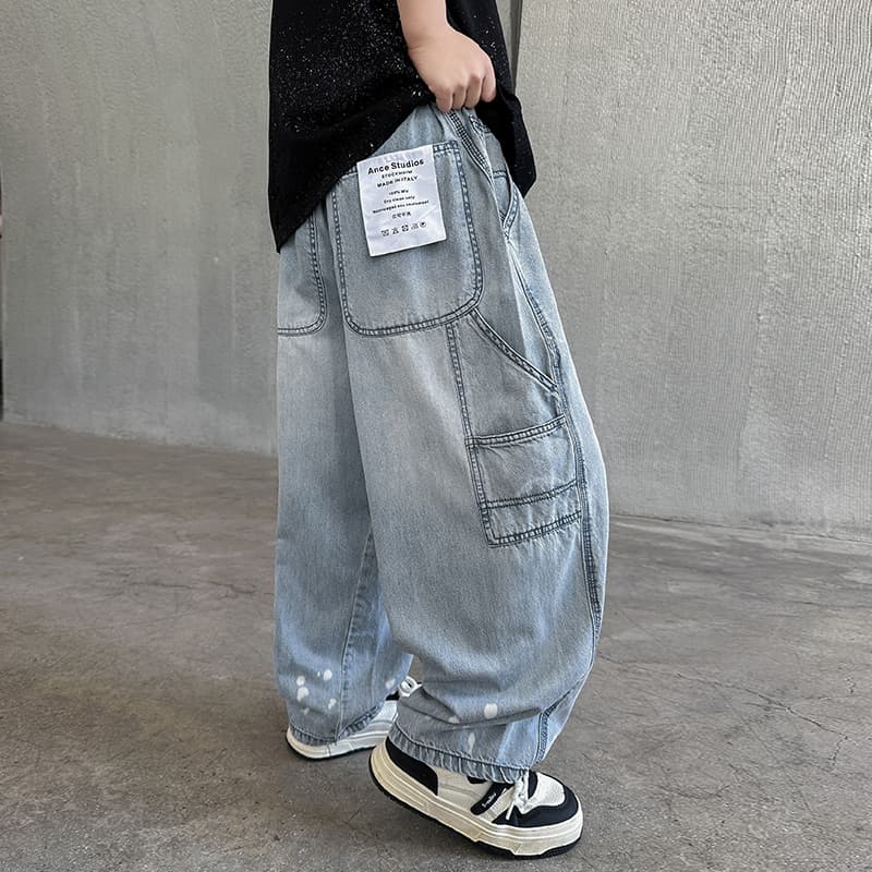 EASTERN CAMEL Blue Kids Джинсы - изображение 3
