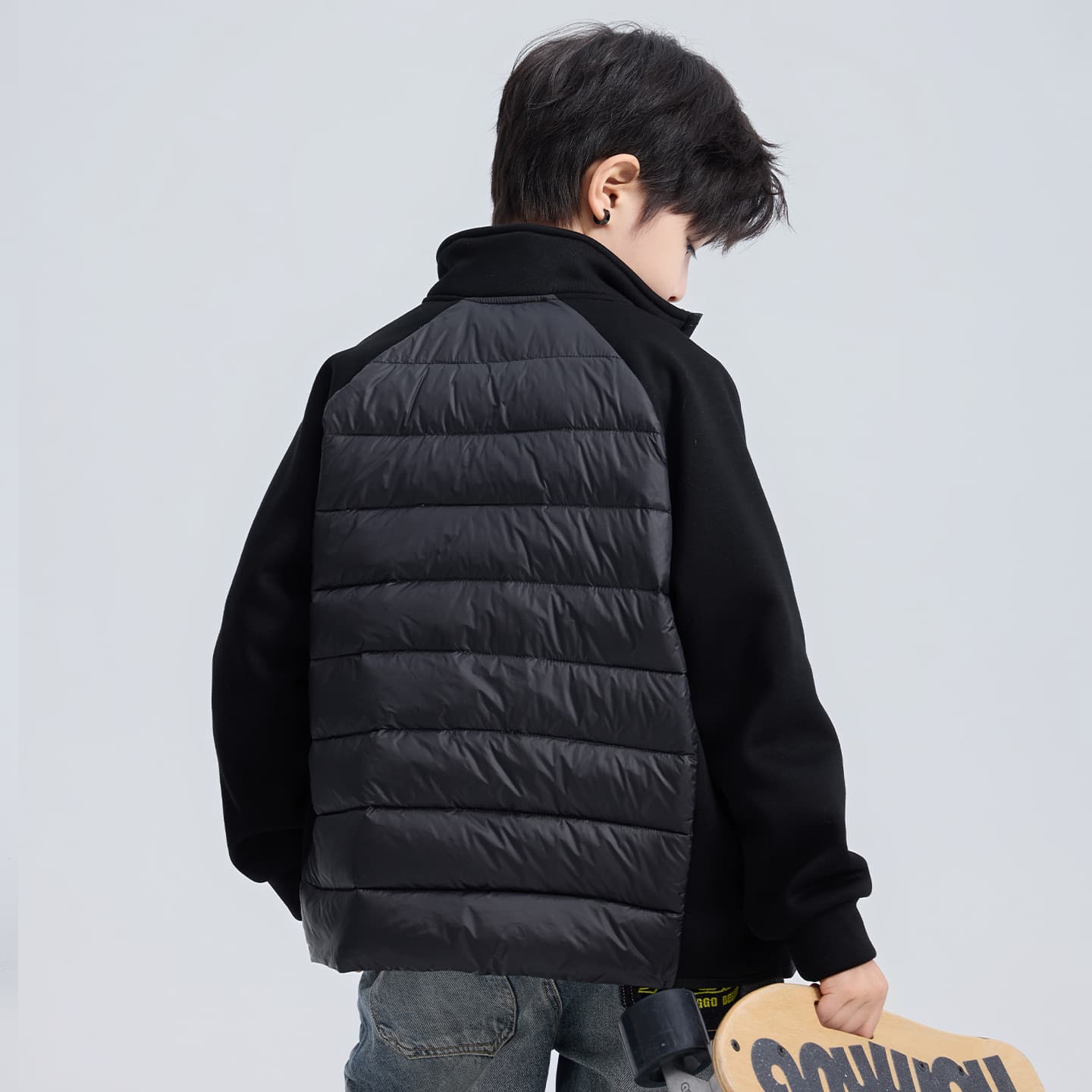 EASTERN CAMEL Черный Kids Пуховики - изображение 7