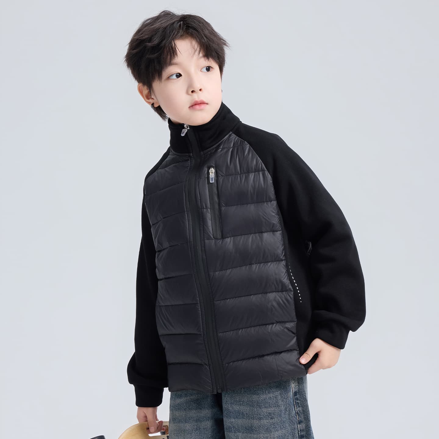 EASTERN CAMEL Черный Kids Пуховики - изображение 6