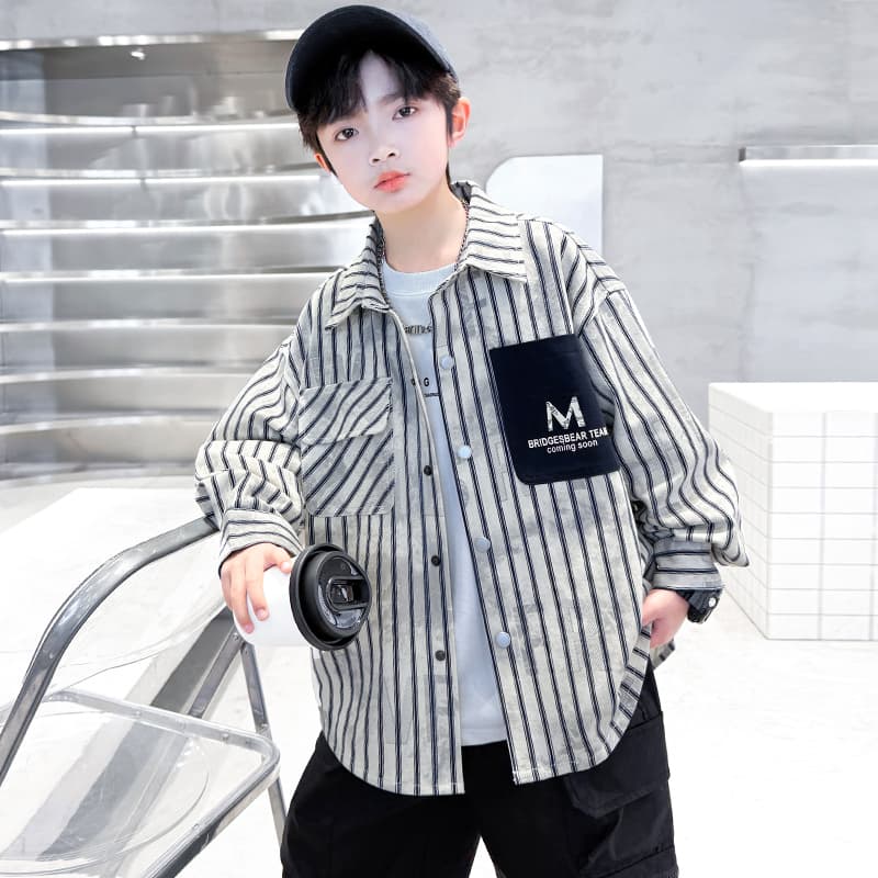 EASTERN CAMEL Полосы Kids Повседневные Рубашки - изображение 3