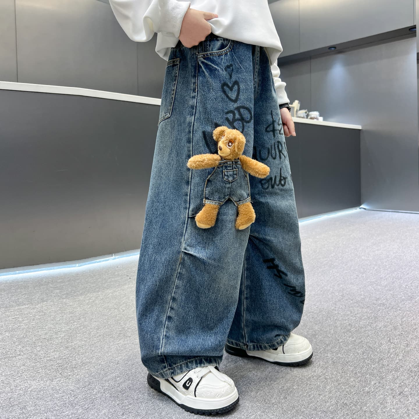 EASTERN CAMEL Синий Kids Джинсы - изображение 2