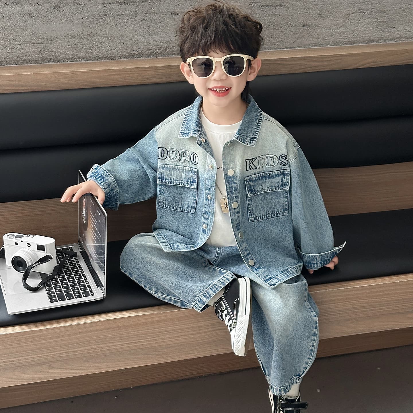 EASTERN CAMEL Синий Kids Повседневные спортивные костюмы Наборы - изображение 8
