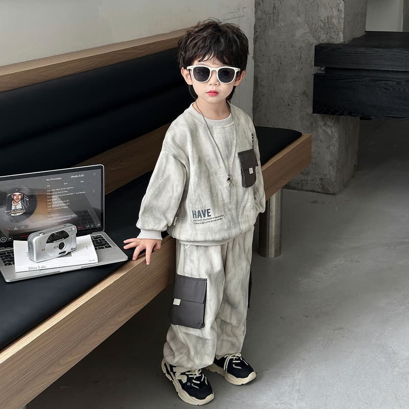EASTERN CAMEL Серый Kids Повседневные спортивные костюмы Наборы - изображение 6