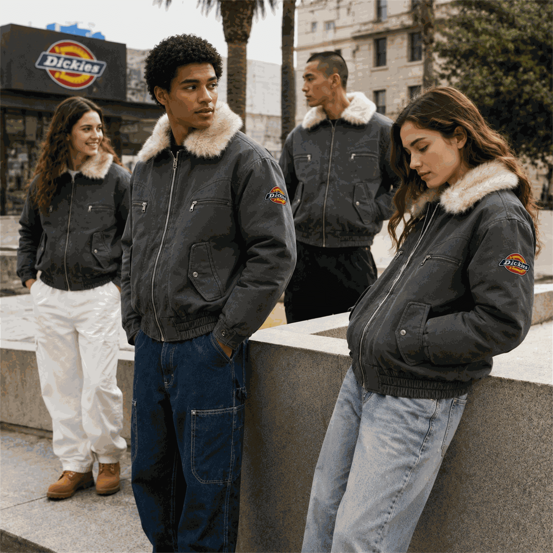 Зимняя куртка пуховик dickies Унисекс Куртки на синтепоне - изображение 4