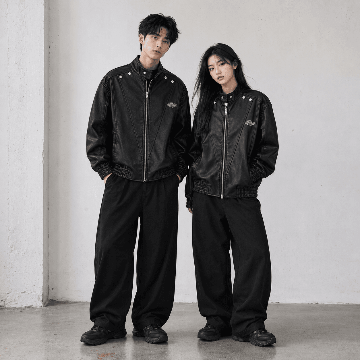 Кожаная куртки dickies Черный мужской Кожаные куртки - изображение 6