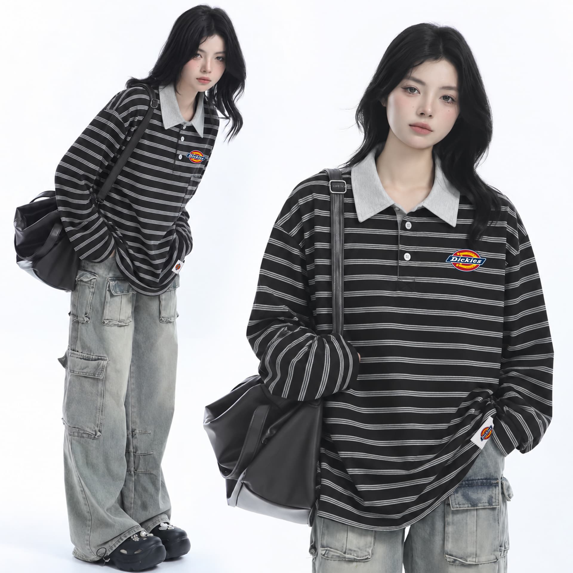 Поло dickies Длинный рукав Поло Унисекс - изображение 3