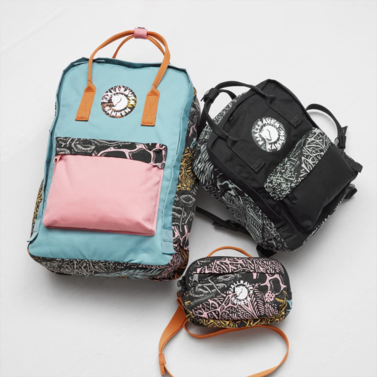Рюкзак Fjallraven 7L kanken art Mini 965 - изображение 5