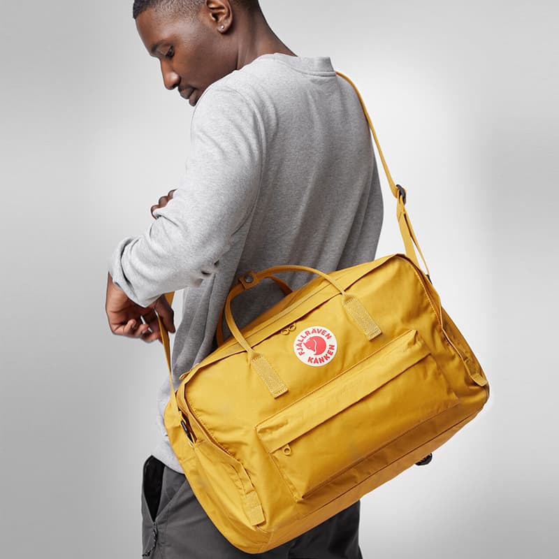 Рюкзак Fjallraven Kanken 30L Двойная плечевая сумка для активного отдыха унисекс материал винил - изображение 5