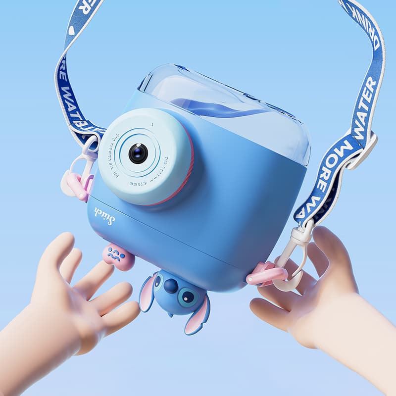 Disney Stitch Зверополис Летняя Пластиковая Водяная Чашка 650 мл - изображение 3