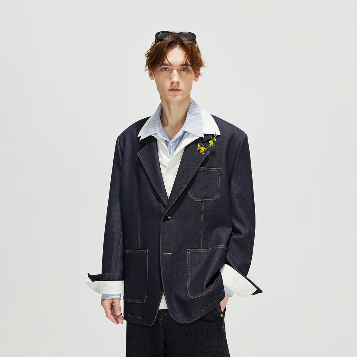 Пиджак COKEIN FW25 Бизнес-костюм мужской - изображение 2