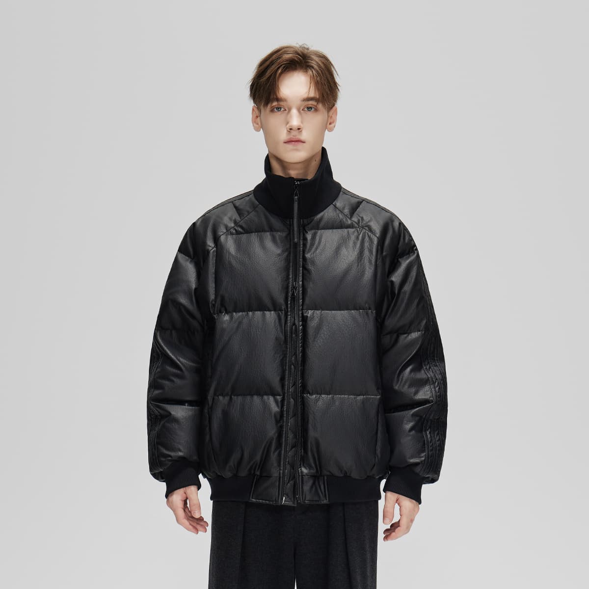 Зимняя куртка COKEIN FW24 Пуховик Унисекс Черный - изображение 5
