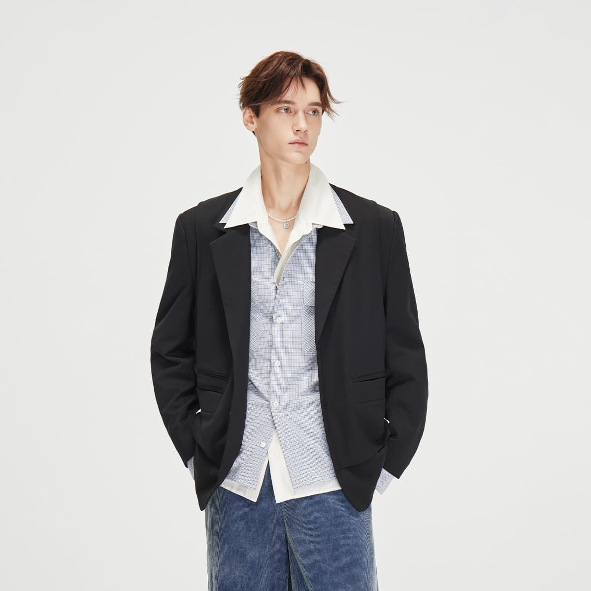 Пиджак COKEIN FW25 Бизнес-костюм мужской - изображение 3