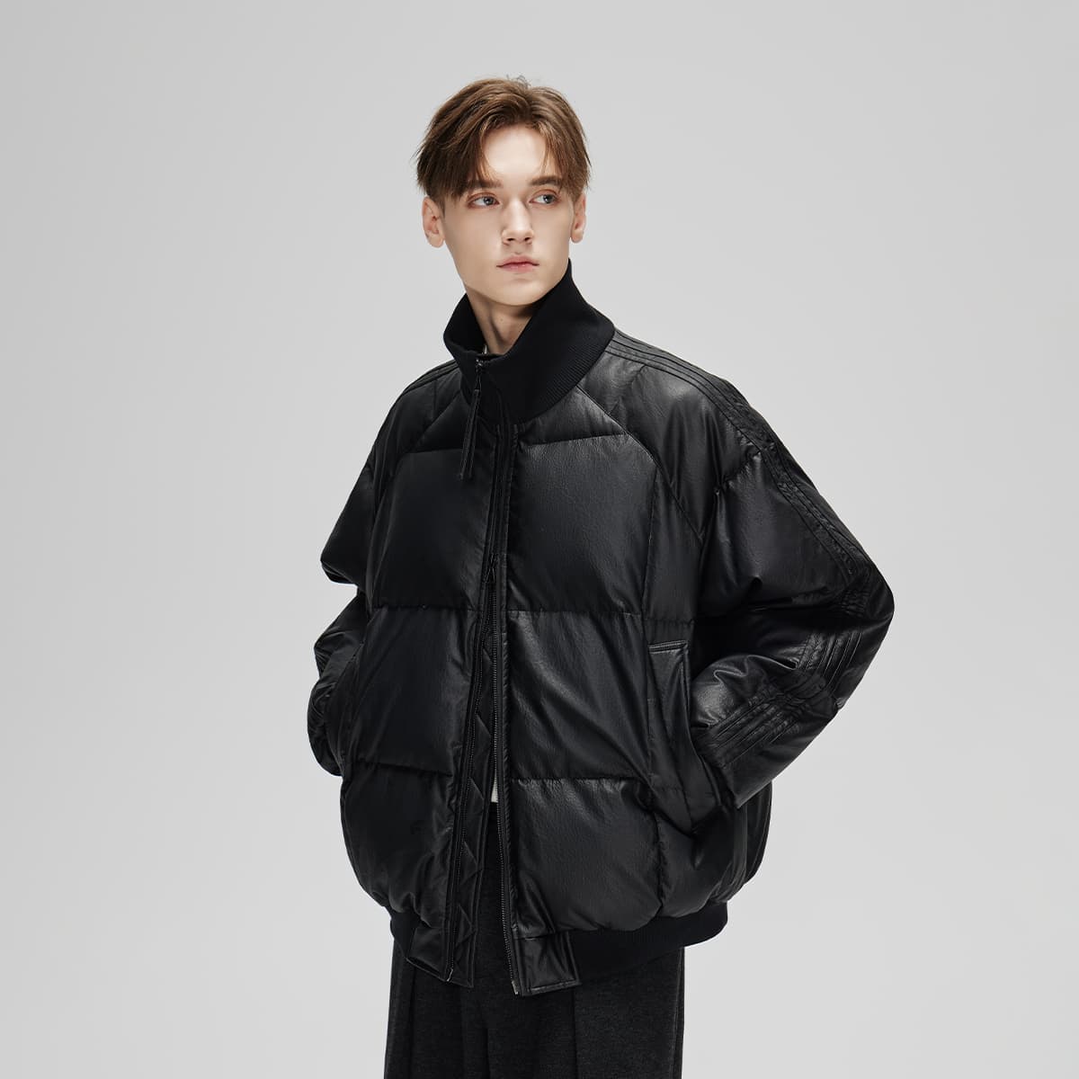Зимняя куртка COKEIN FW24 Пуховик Унисекс Черный - изображение 3