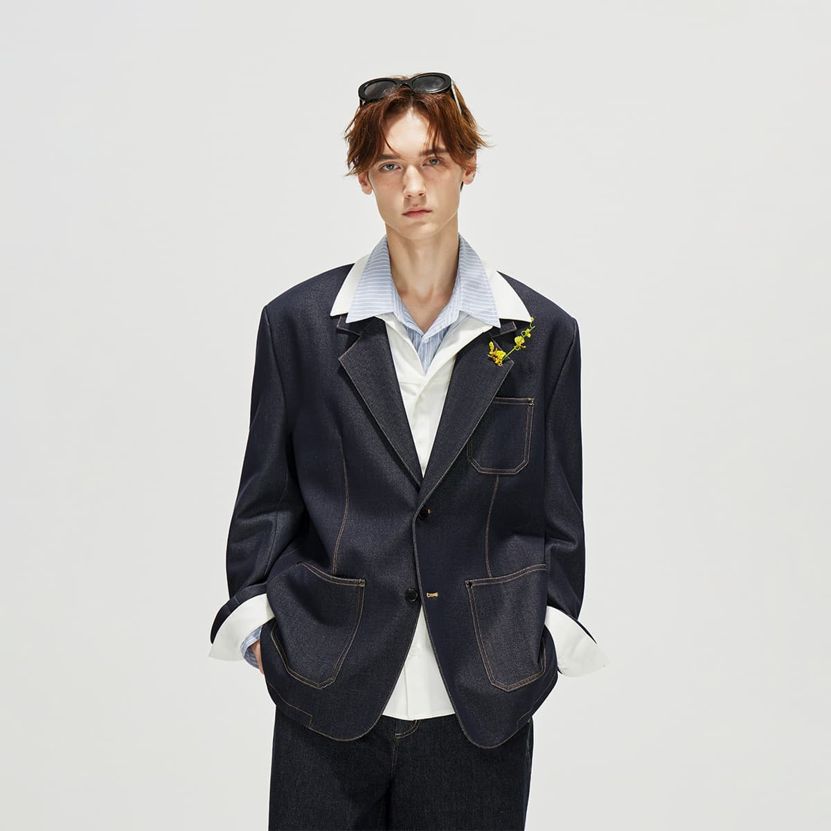 Пиджак COKEIN FW25 Бизнес-костюм мужской - изображение 3