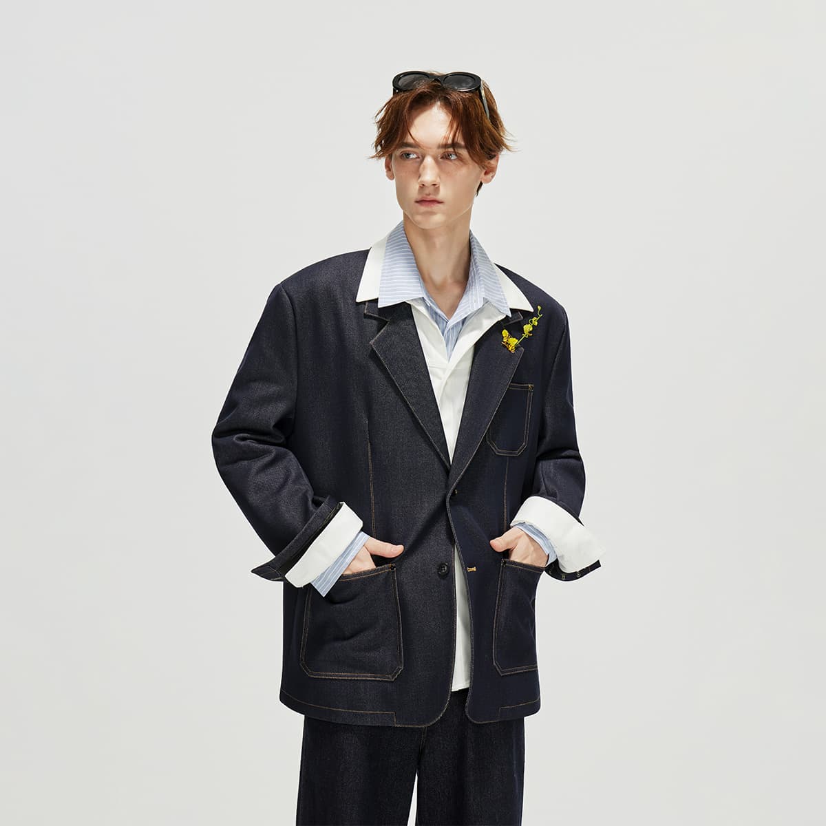 Пиджак COKEIN FW25 Бизнес-костюм мужской - изображение 5