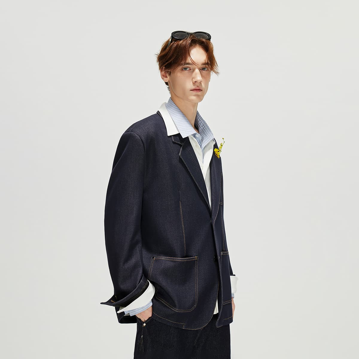 Пиджак COKEIN FW25 Бизнес-костюм мужской - изображение 4