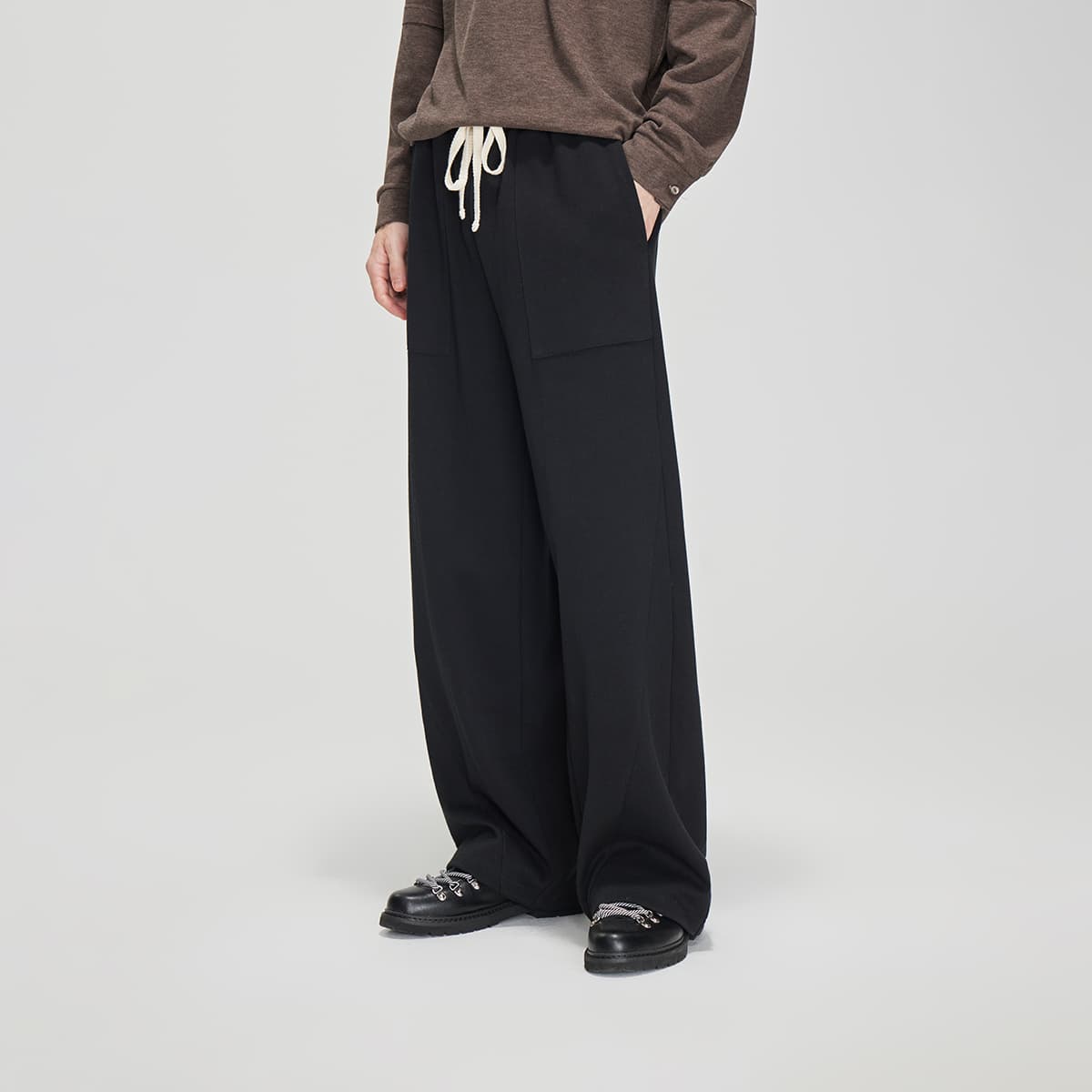 Штаны COKEIN FW25 Вязаные тренировочные брюки мужские - изображение 17