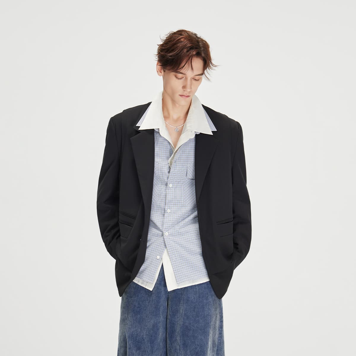 Пиджак COKEIN FW25 Бизнес-костюм мужской - изображение 6