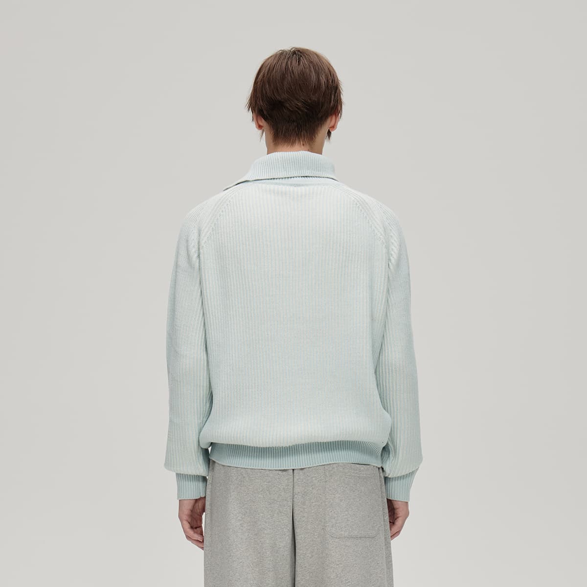 Кофта COKEIN FW24 Свитер Унисекс Синий - изображение 5