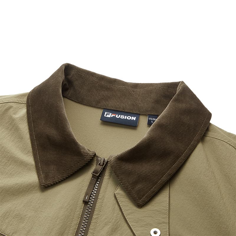 Куртка FILA FUSION Рабочая одежда Куртка Мужская Пальма Зеленая - изображение 3