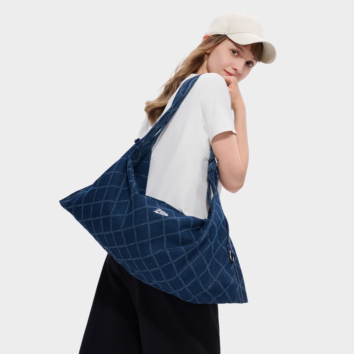 Сумка через плечо FILA FUSION Рабочий стиль Сумка через плечо Элегантная синяя Женская - изображение 5