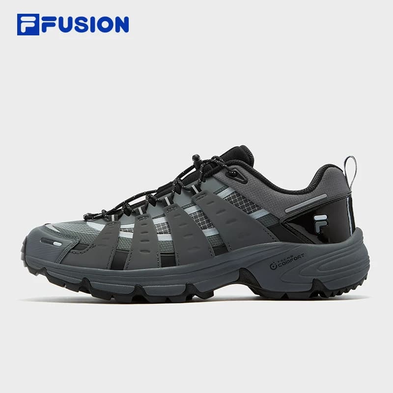 Кроссовки FILA FUSION Низкий Топ Альпинистская Обувь Мужская Серый Замковый - изображение 5