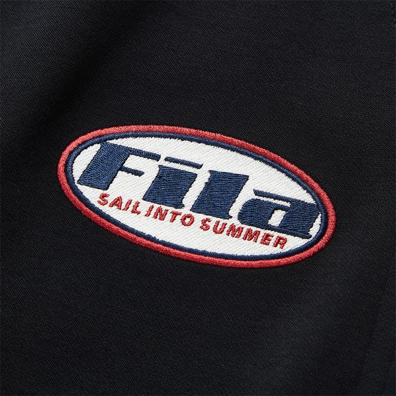 Штаны FILA FUSION Вязаные тренировочные брюки мужские глубокий черный - изображение 4