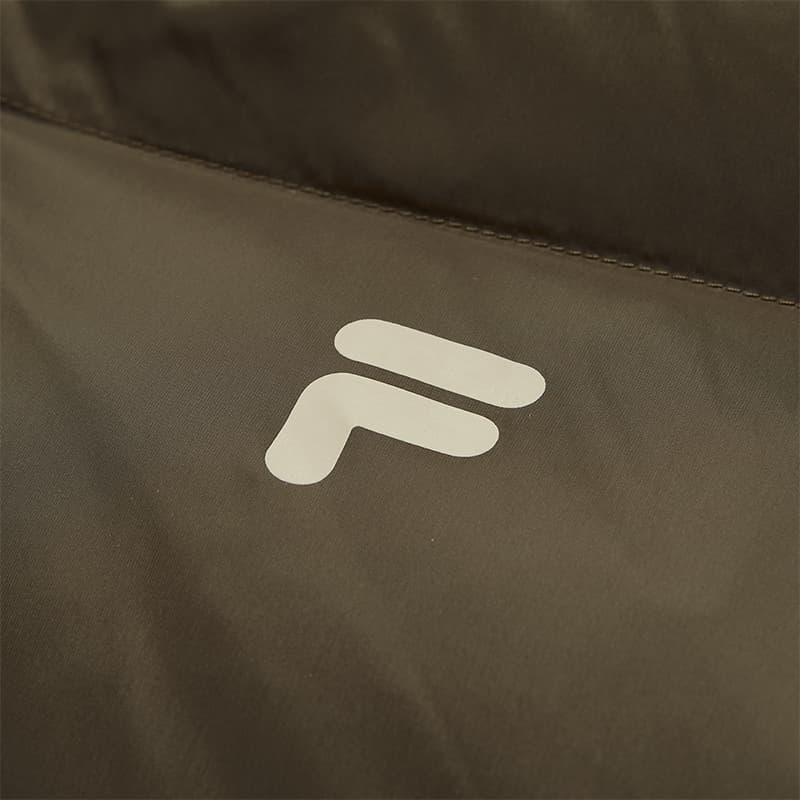 Зимняя куртка FILA FUSION FOB Пуховик Унисекс Белка Каштановый - изображение 4