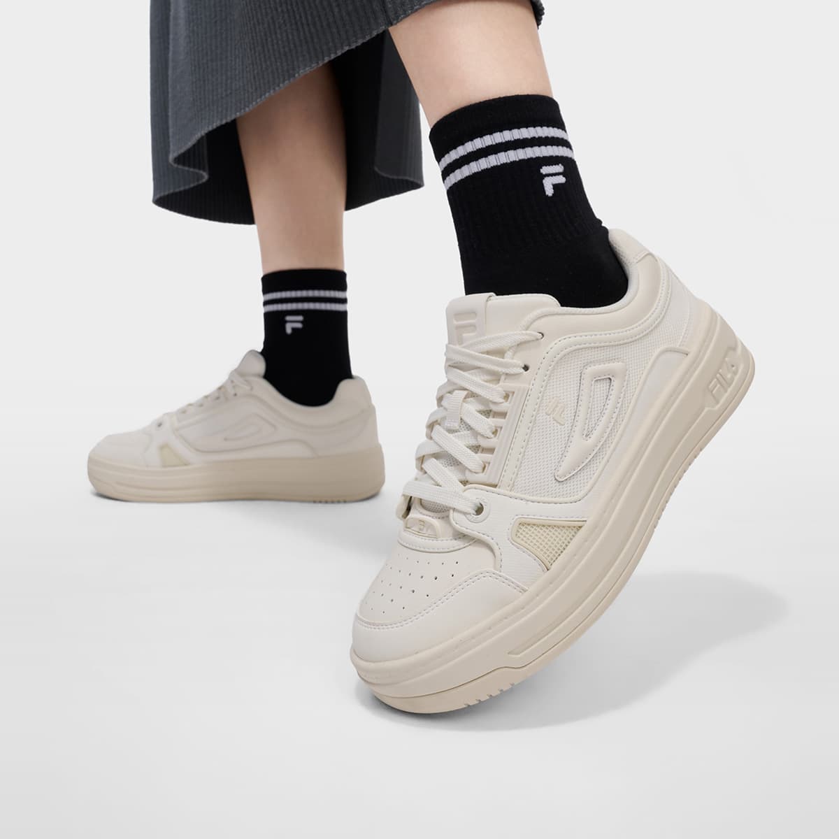 Кроссовки FILA FUSION FX PRO Лоу-топы Скейтборд Обувь Женские Снег - изображение 7