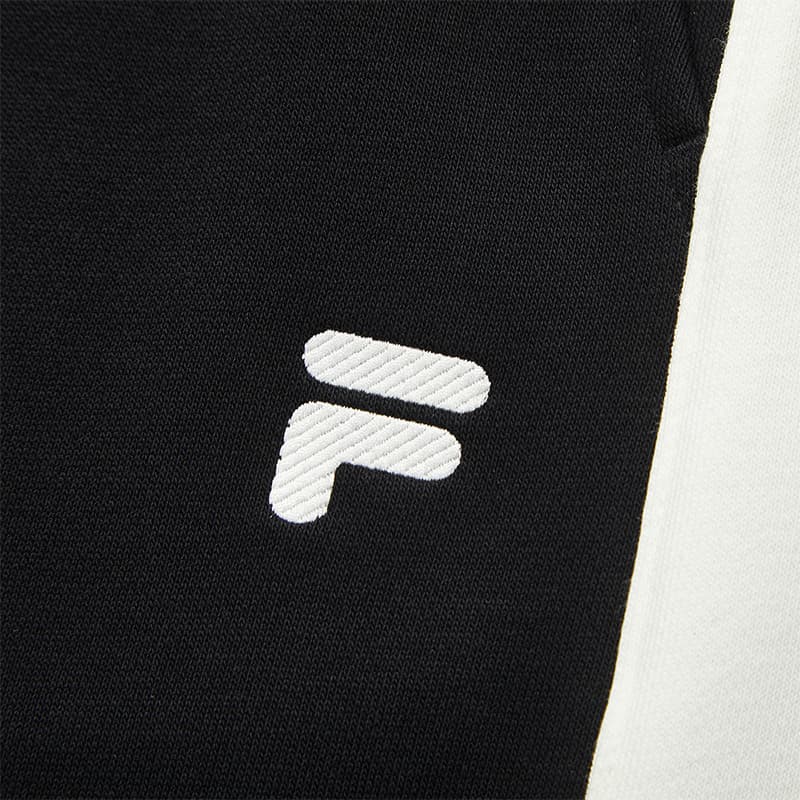 Штаны FILA FUSION Повседневные брюки Мужские Dark Current Черные - изображение 5