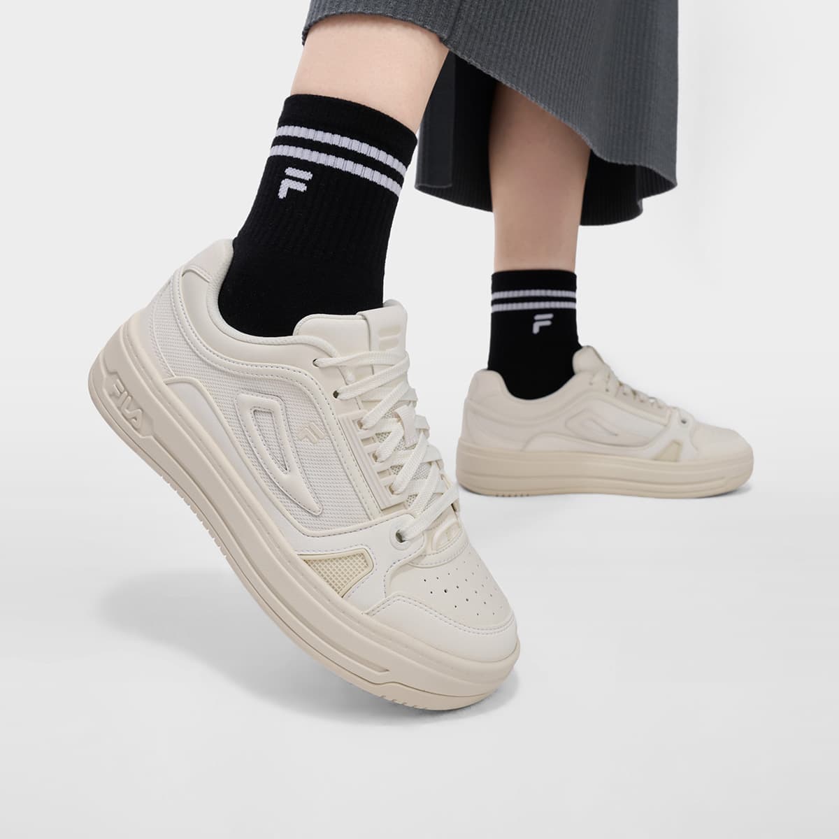 Кроссовки FILA FUSION FX PRO Лоу-топы Скейтборд Обувь Женские Снег - изображение 8